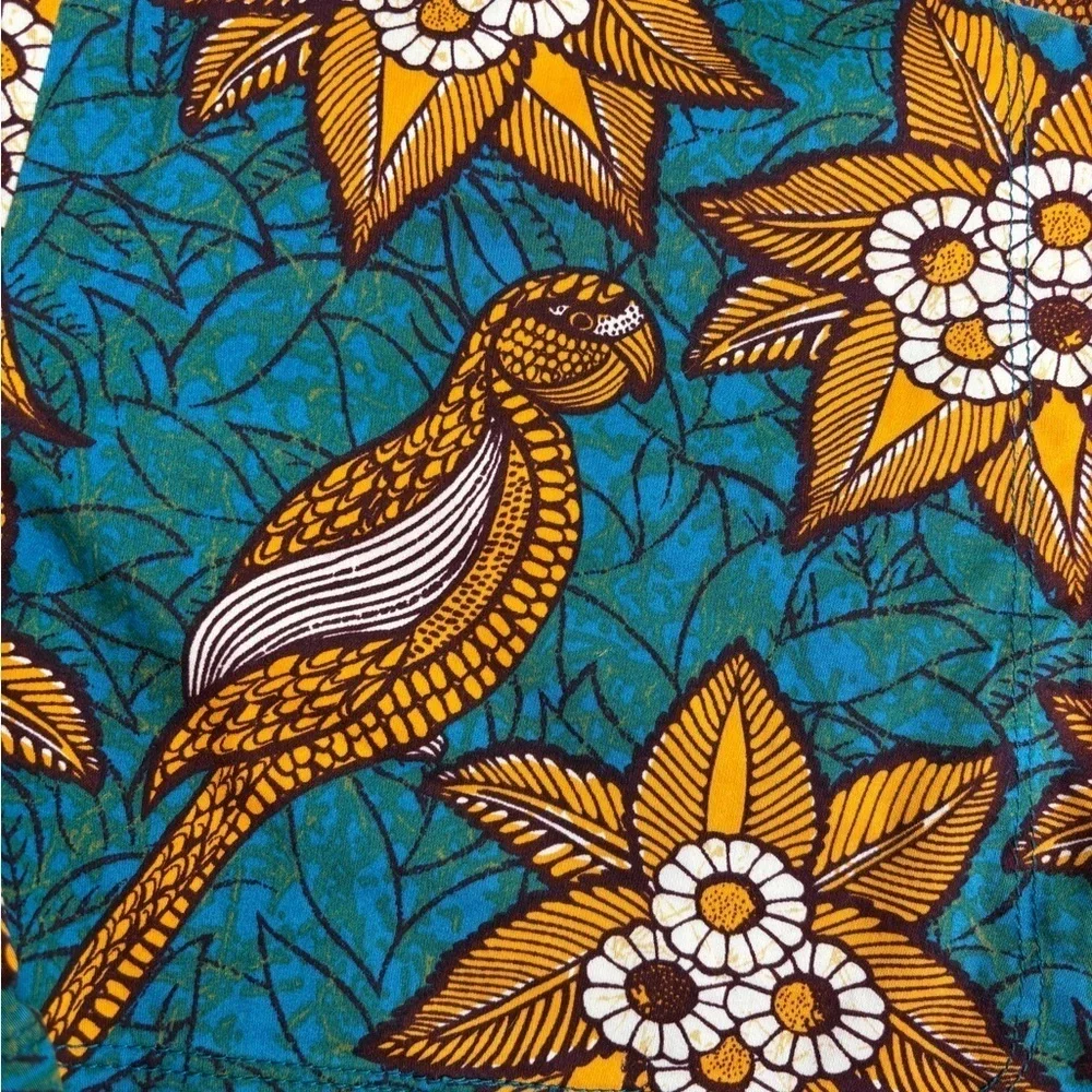 ELEVENSES Anthropologie Parrot Batik Shorts